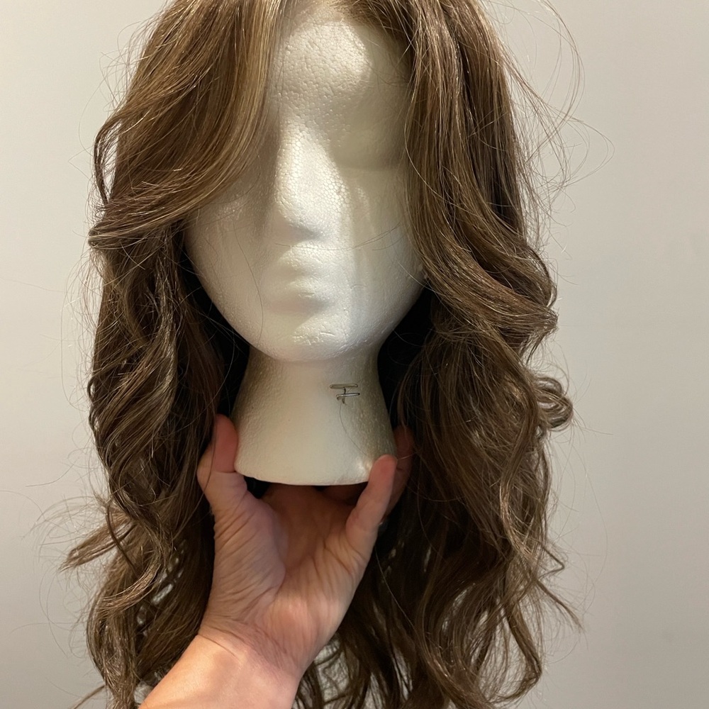 Belle Tress Capri coolest ash brown Wavy Hair Wig
